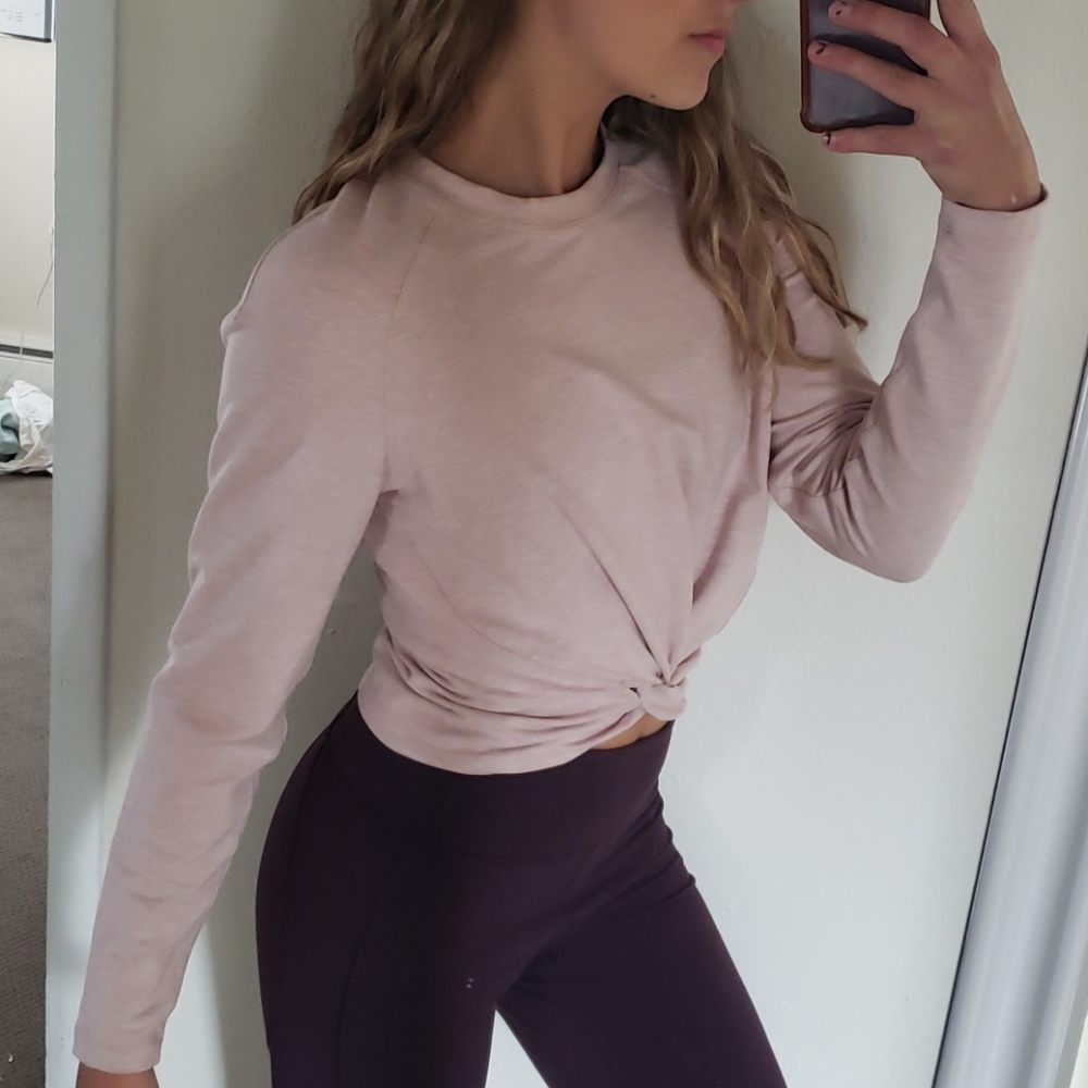 Lululemon cropped sweatshirt